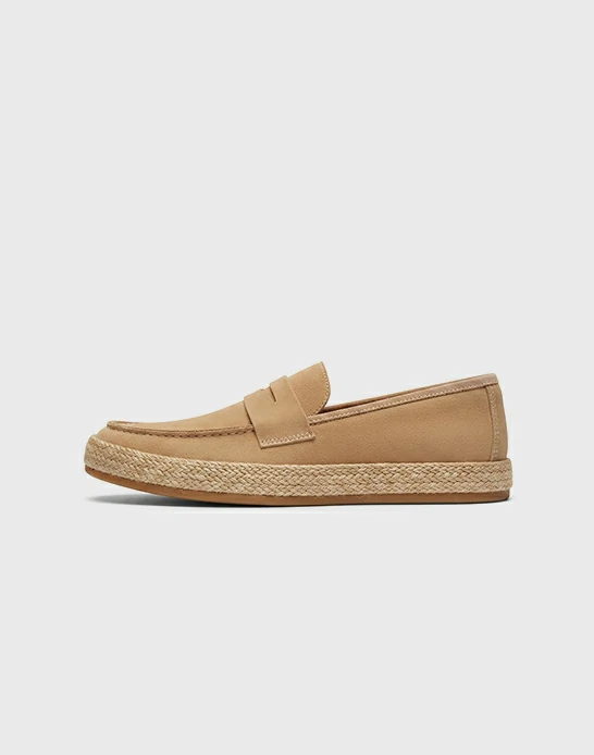 Moca 2 dain Beige F avec bande A