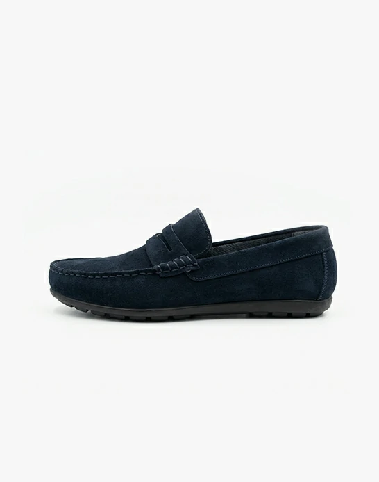 Mocassin homme Bleu
